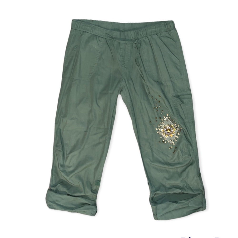 Y2K Big Flirt Green Pants - Picture 2 of 7